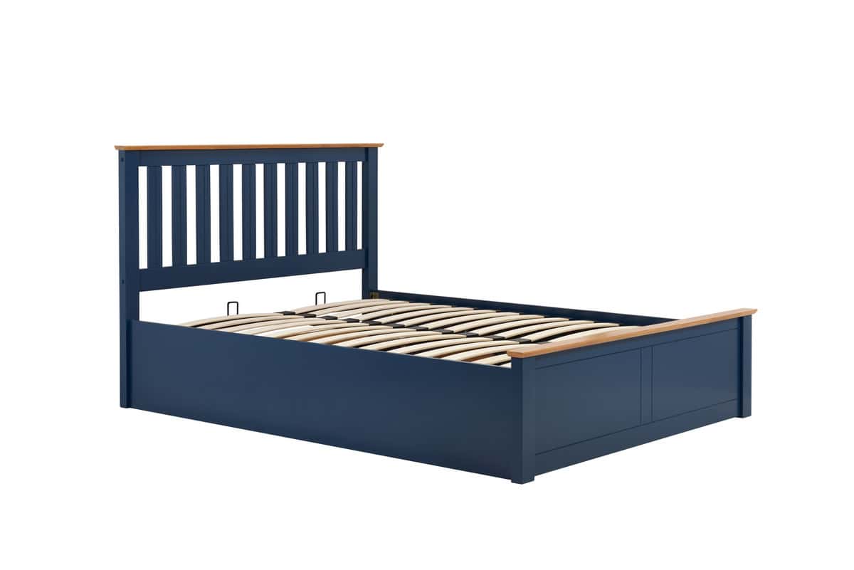 4ft6 Phoenix Ottoman - Navy - Image 8
