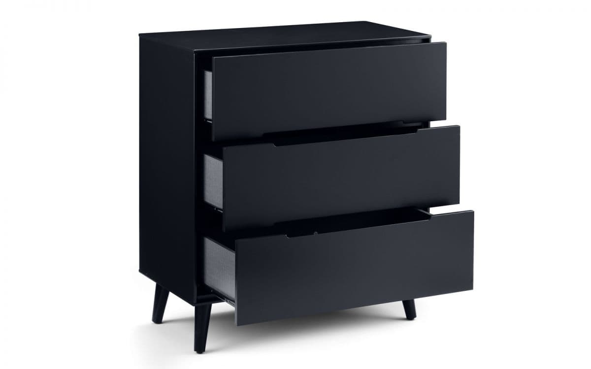 Trent 3 Drawer Chest - Anthracite - Image 4