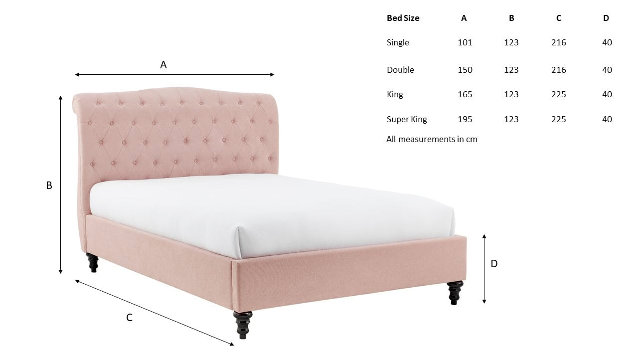 Limelight Rosa 4ft6 Bedframe - Pink - Image 6