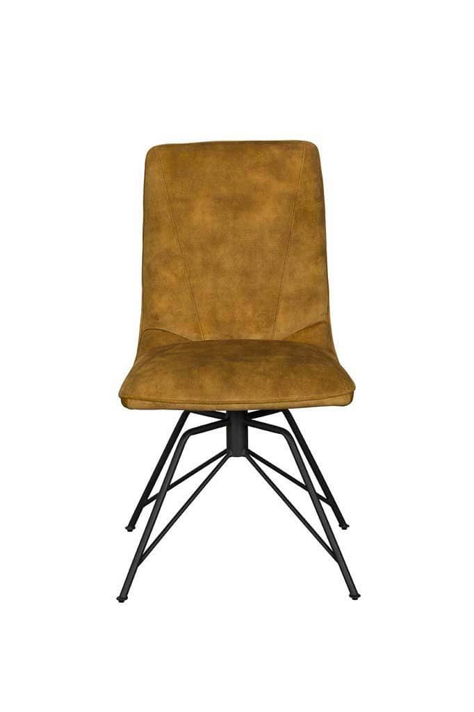Lola Dining Chair (Pair) - Gold - Image 2