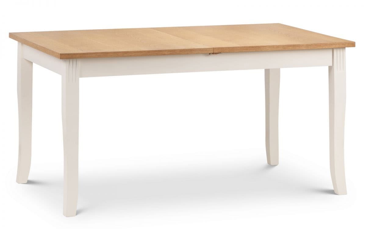 Averio Extending Dining Table - Ivory & Oak - Image 2