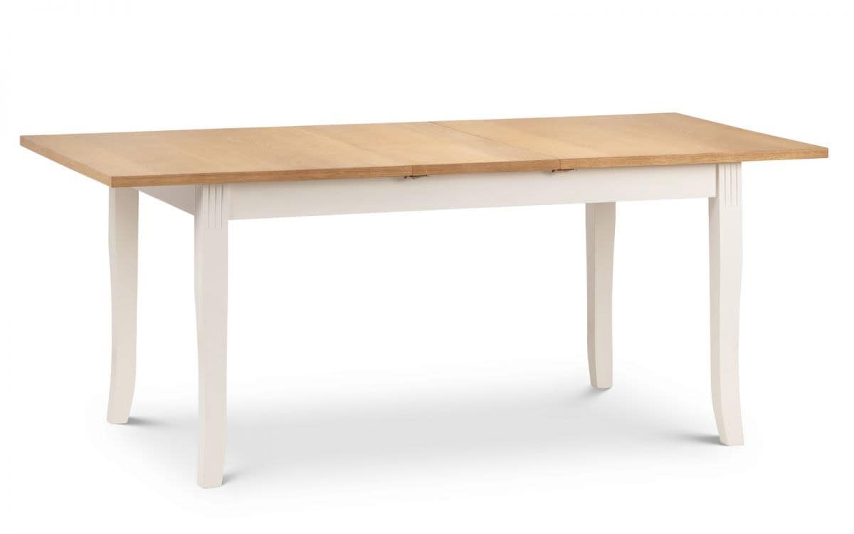 Averio Extending Dining Table - Ivory & Oak - Image 3