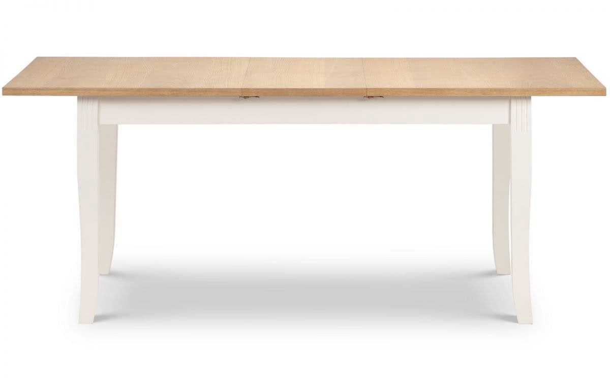 Averio Extending Dining Table - Ivory & Oak - Image 4