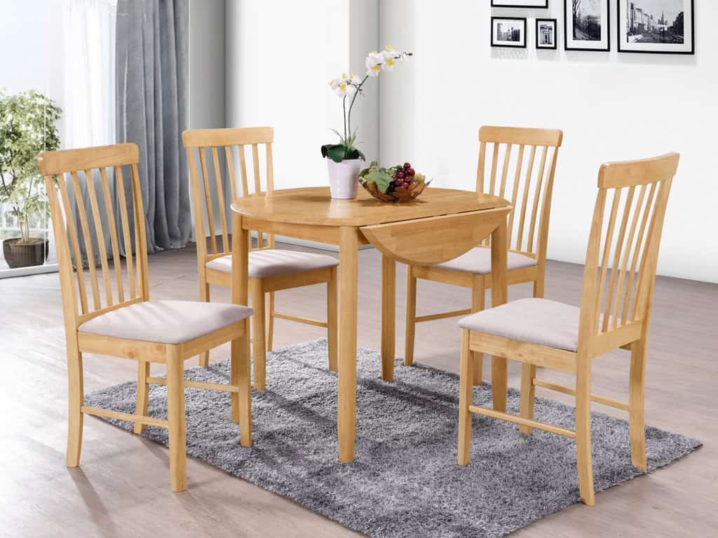 Cologne Square Drop Leaf Dining Set (2 Chairs) | Buy Online | Beds.ie