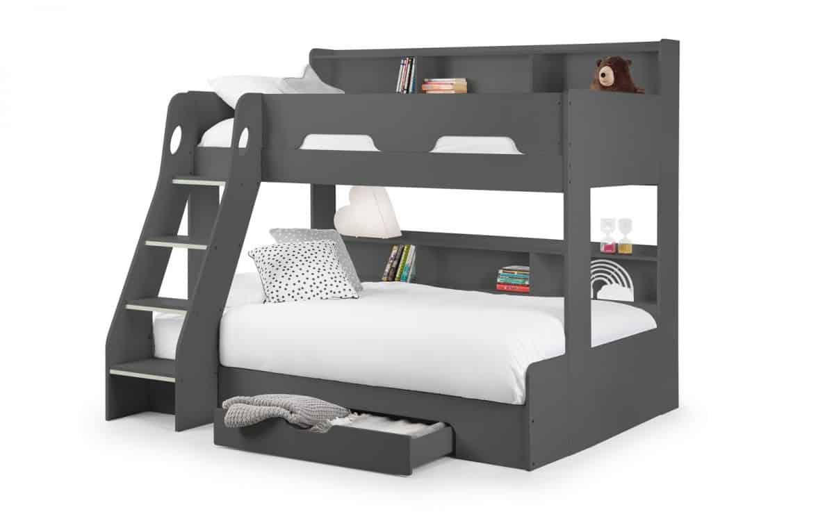 Lynx Triple Bunk Bed - Anthracite - Image 2