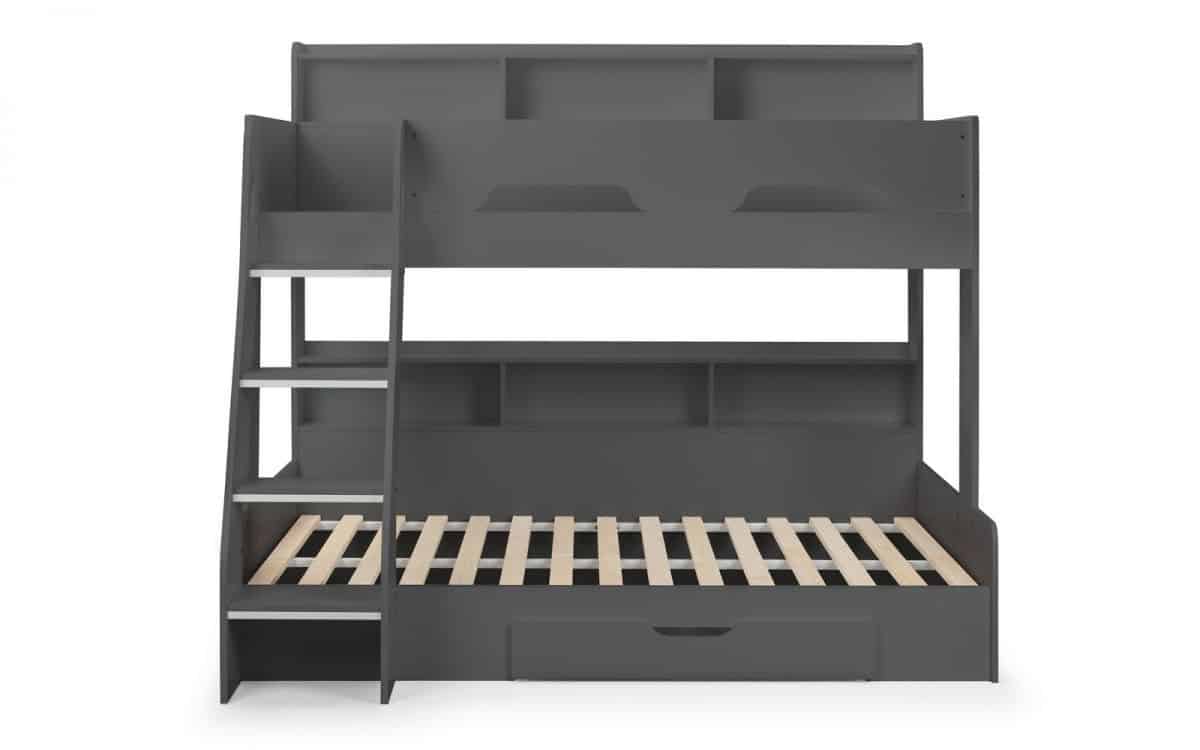 Lynx Triple Bunk Bed - Anthracite - Image 3