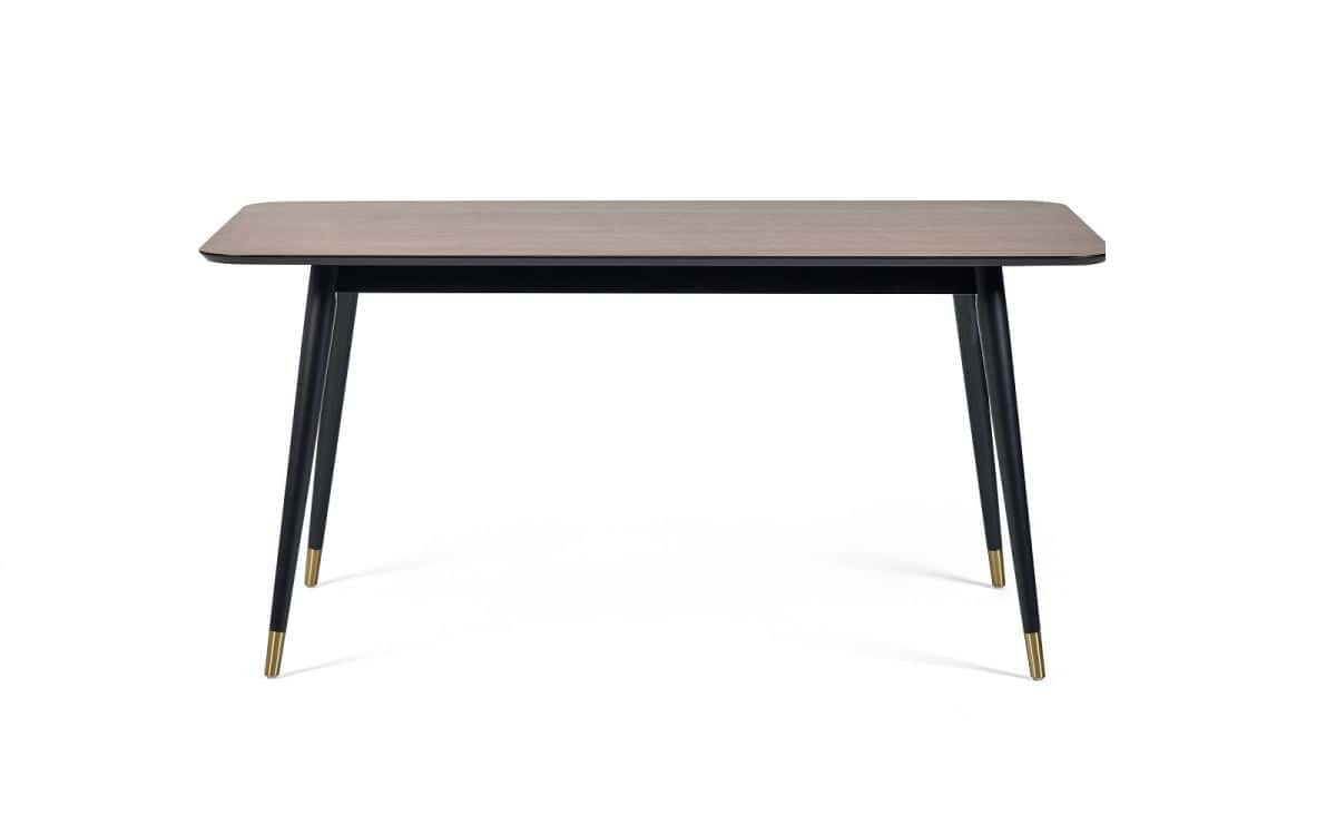 Fiona Rectangular Dining Table - Walnut - Image 2