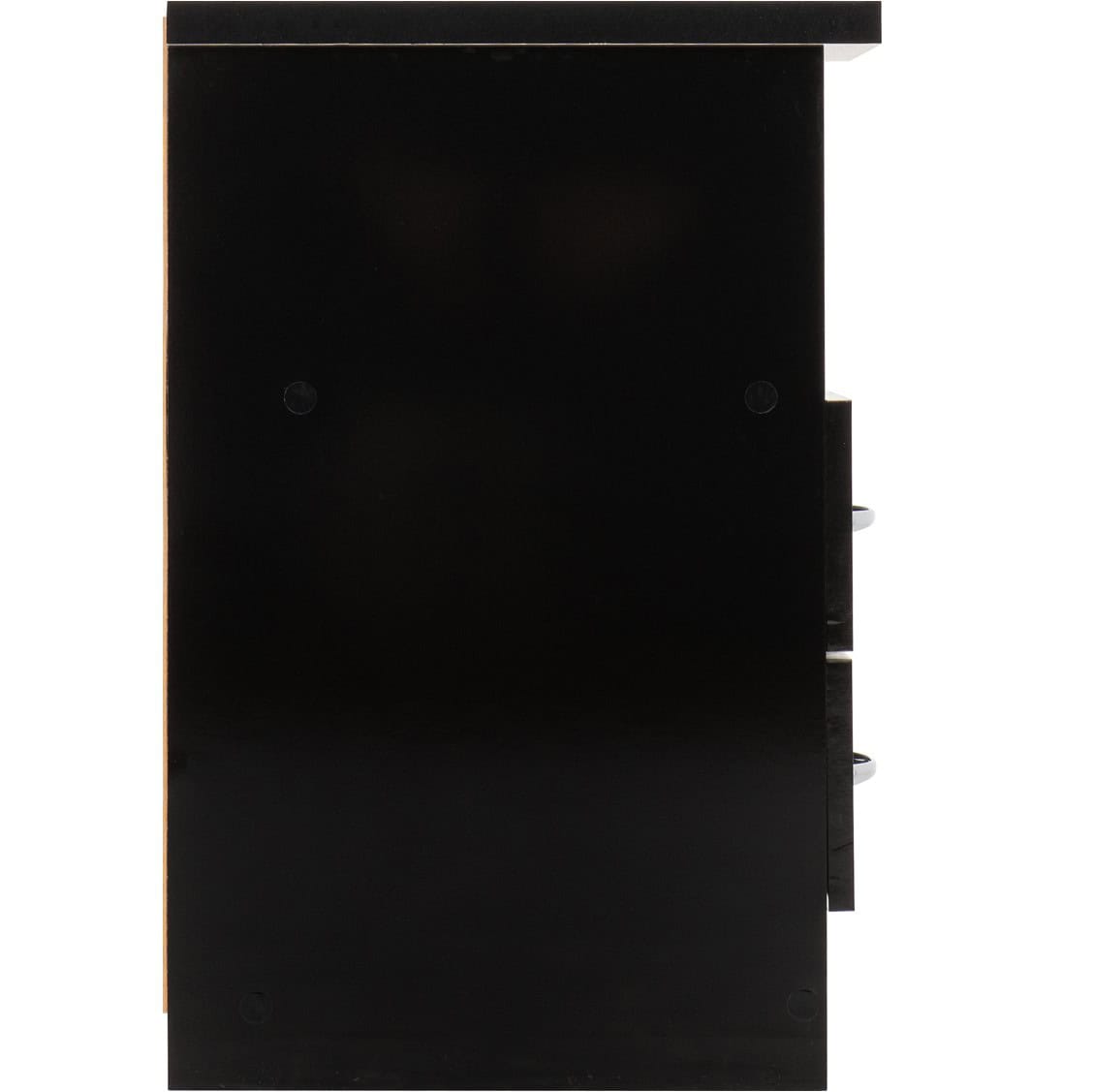 Nevada 2 Drawer Bedside - Black Gloss - Image 4