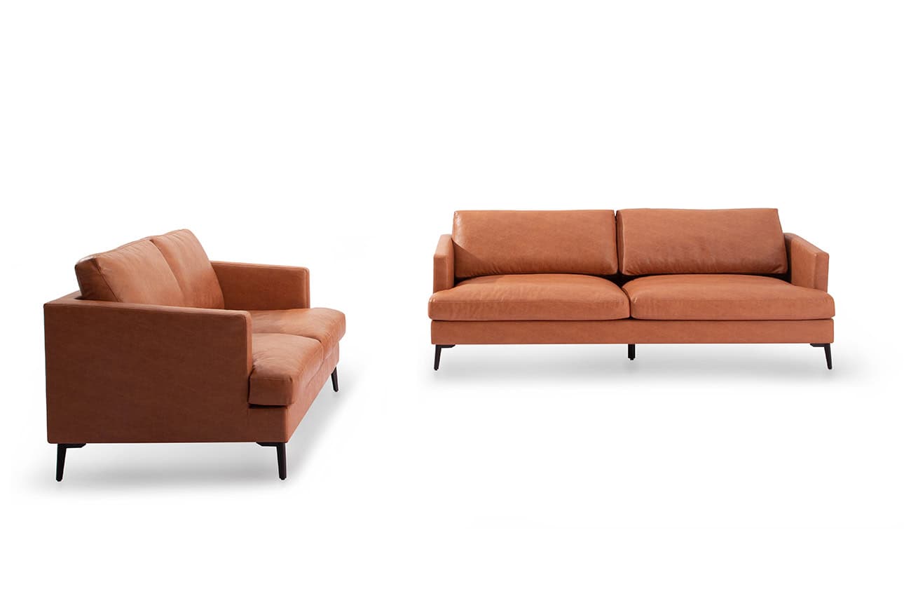 Jasper 3 Seater Sofa - Tan - Image 4