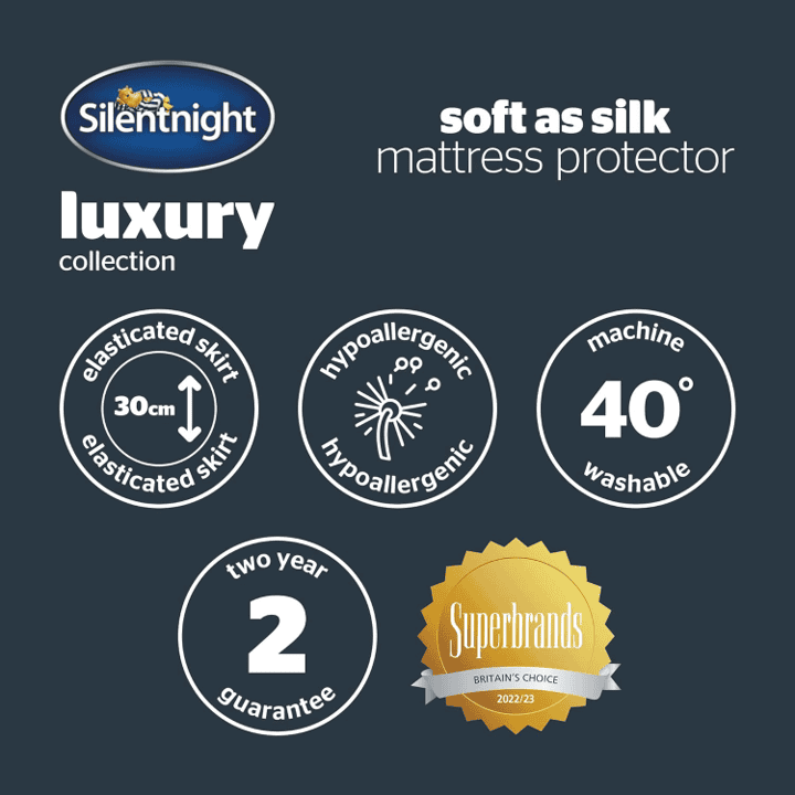 Silentnight Soft as Silk Mattress Protector - 5ft King Size - Image 6