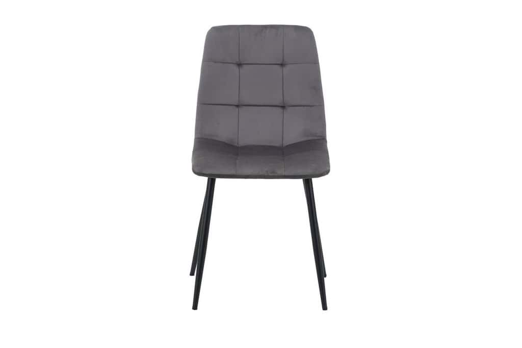 Axel Fabric Dining Chair (Pair) - Grey - Image 2