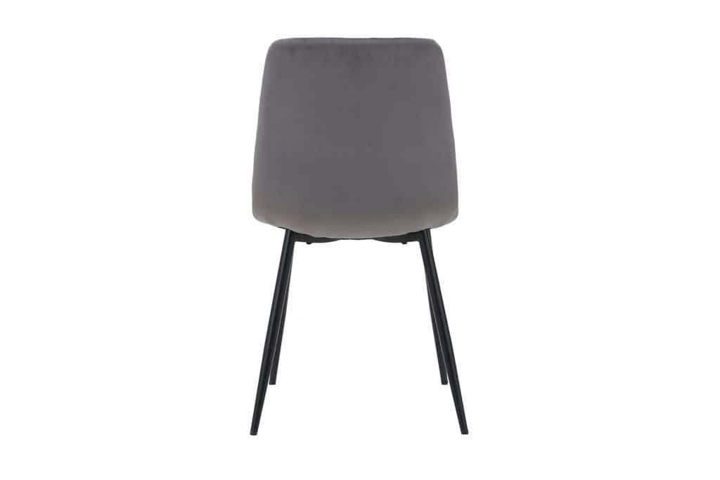 Axel Fabric Dining Chair (Pair) - Grey - Image 3