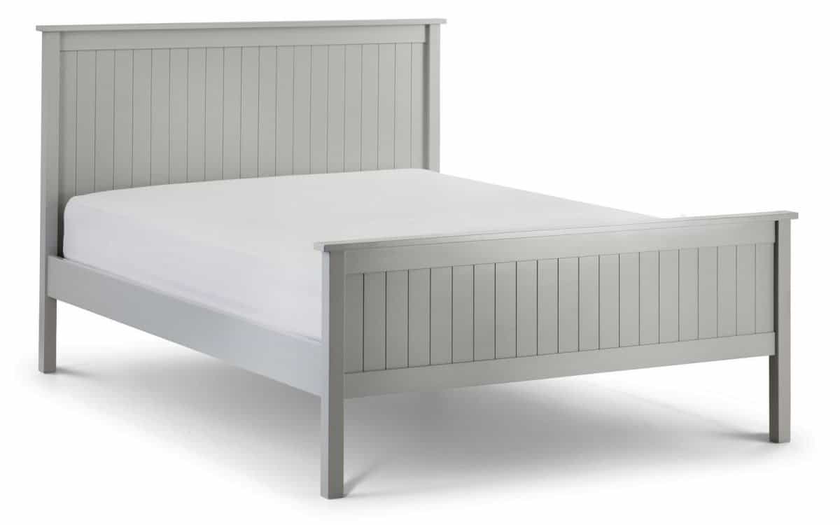 4ft6 Braid Bedframe - Dove Grey - Image 2