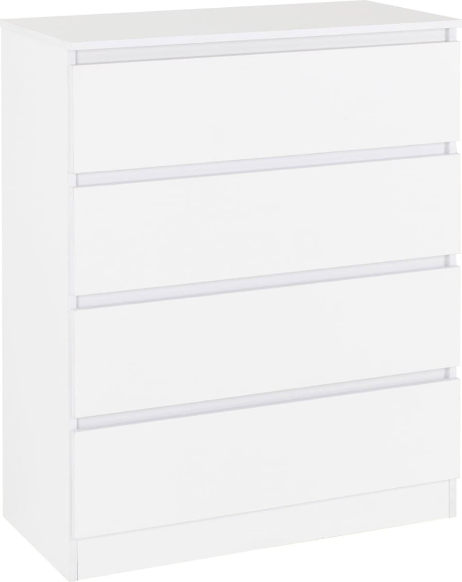 Malvern 4 Drawer Chest - White | Buy Online | Beds.ie