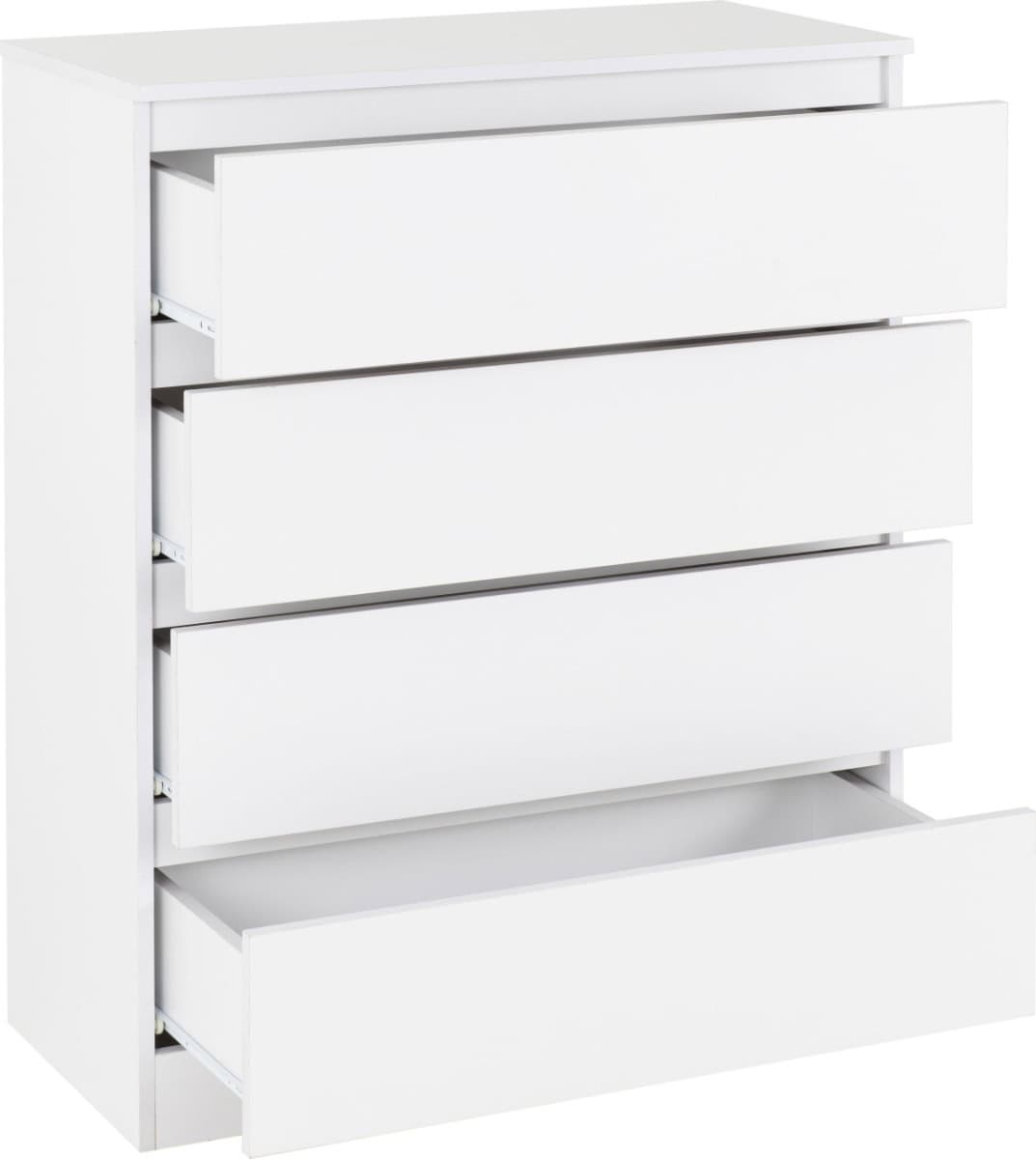 Malvern 4 Drawer Chest - White - Image 2