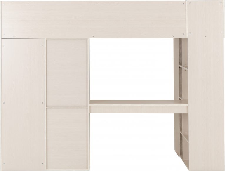 Jupiter High Sleeper Bed - White/Grey - Image 4