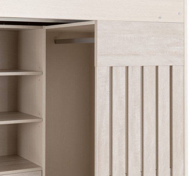 Jupiter High Sleeper Bed - White/Grey - Image 5