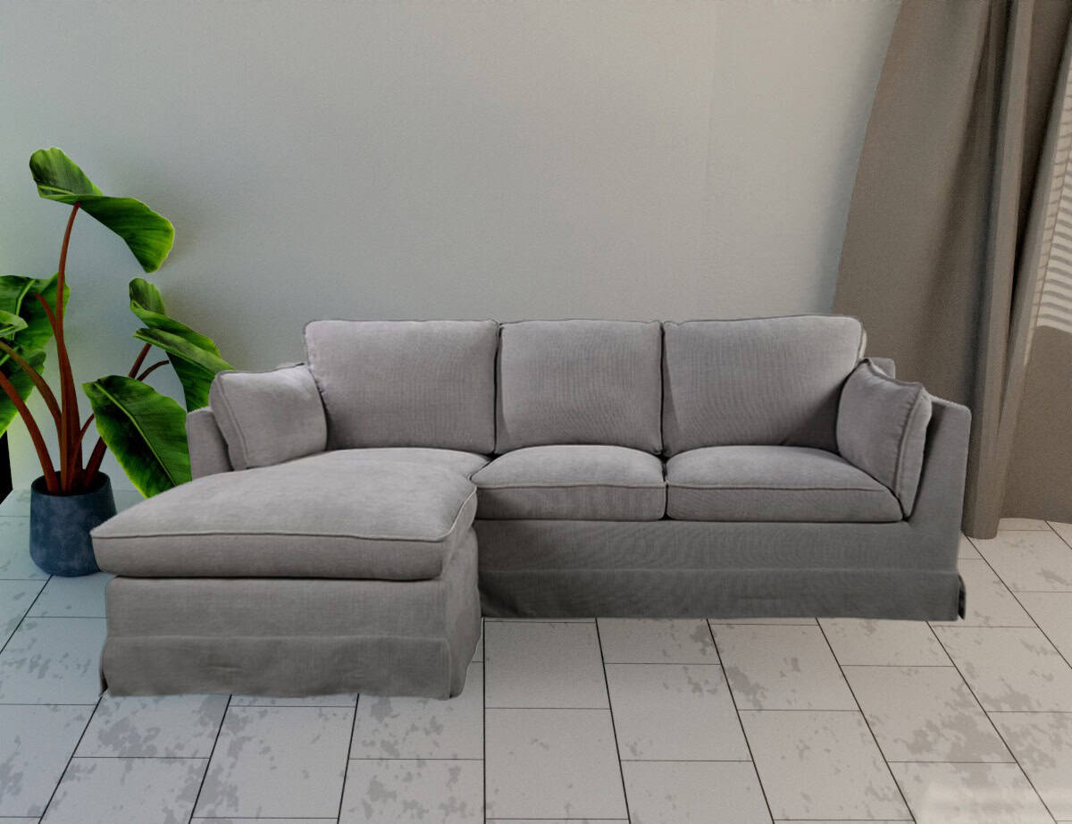 Ali Corner Sofa - Greige | Buy Online | Beds.ie