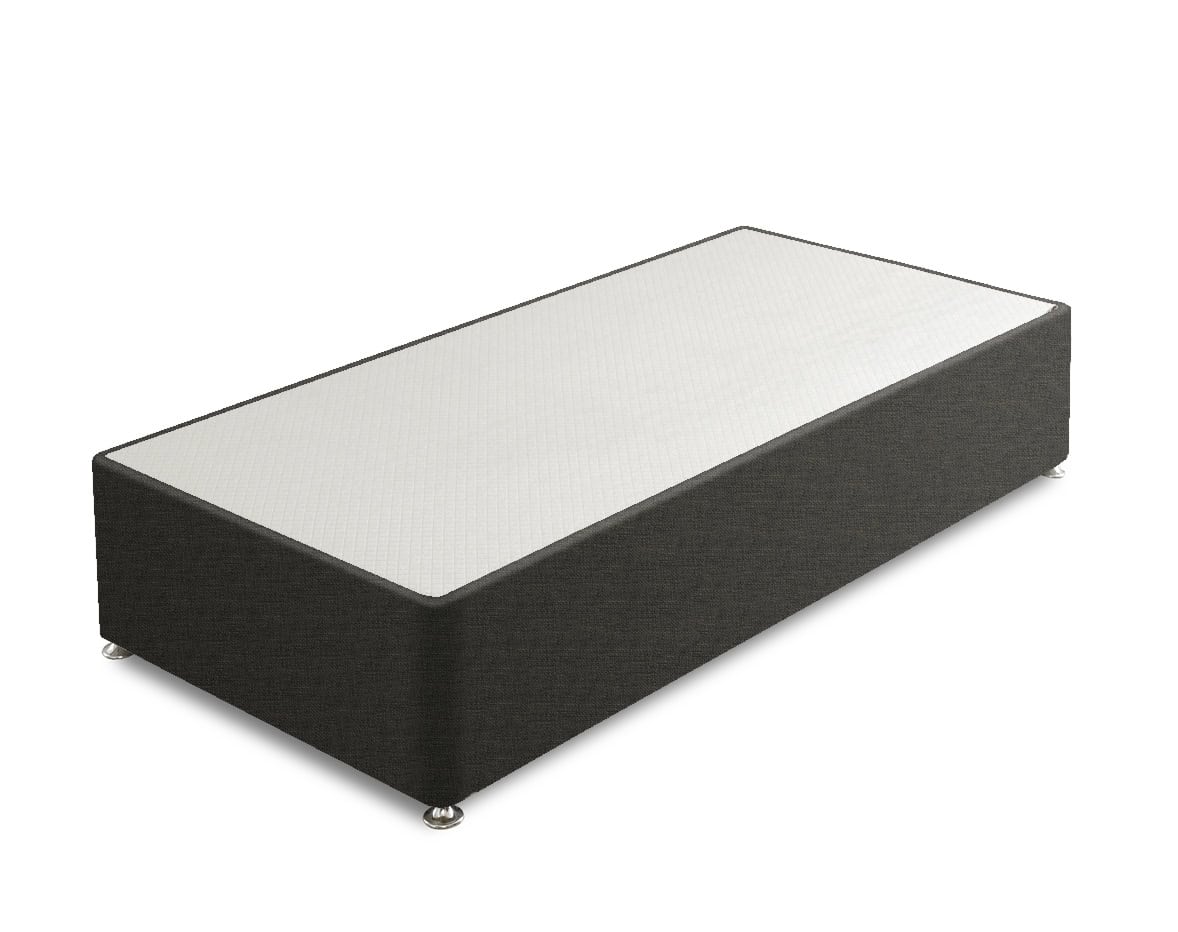 Apollo 2ft6 Azzure Dark Grey Divan Base | Buy Online | Beds.ie