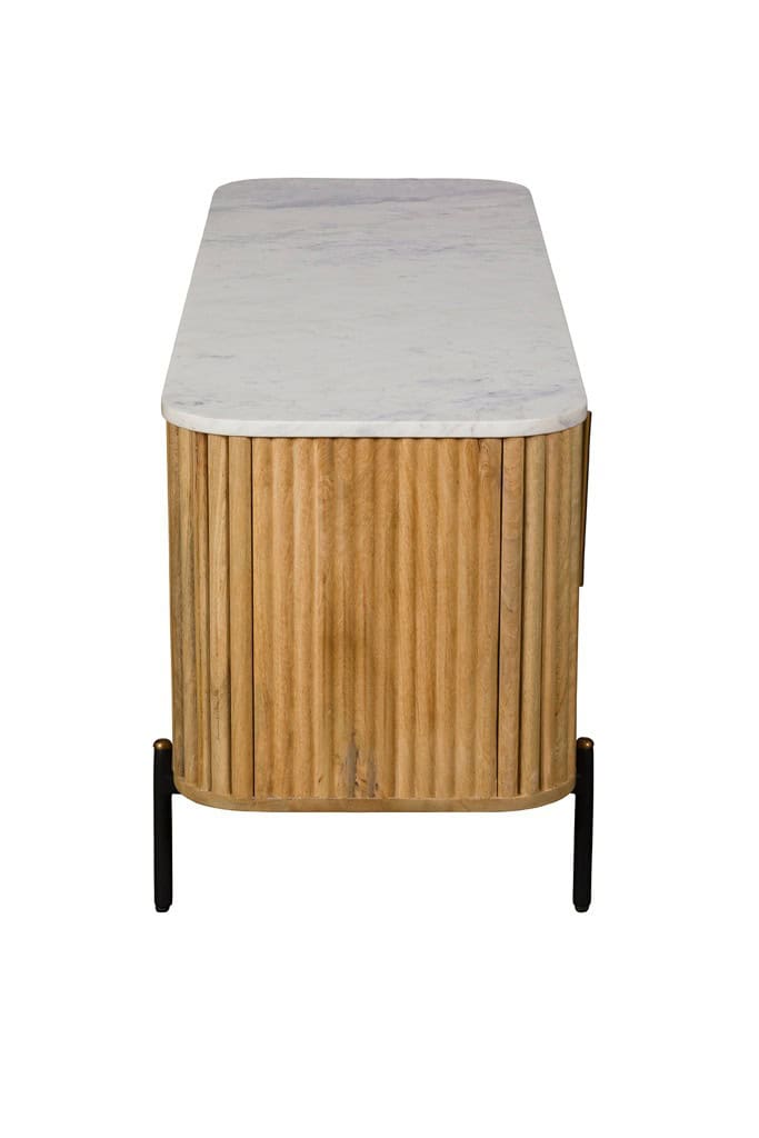 Baker Furniture Reed TV Unit - Mango Wood - Image 4