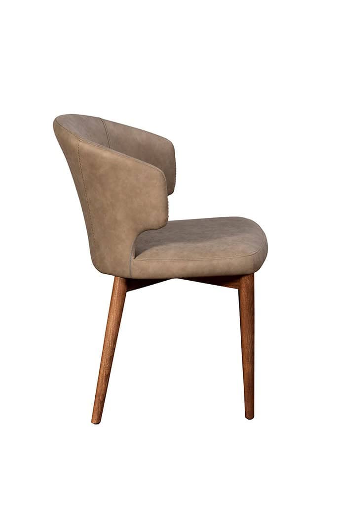 Rowan Dining Chair (Pair) - Beige - Image 3