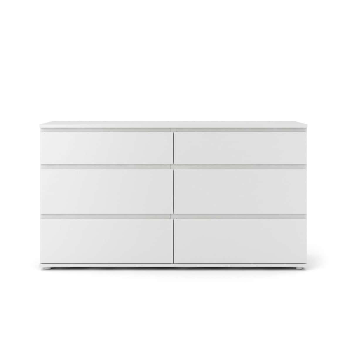 Nova 6 Drawer Chest - White | Buy Online | Beds.ie