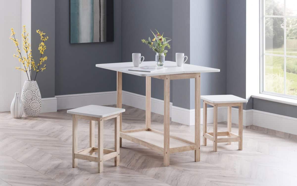 Hanseatic Bar Set - White and Oak | Buy Online | Beds.ie