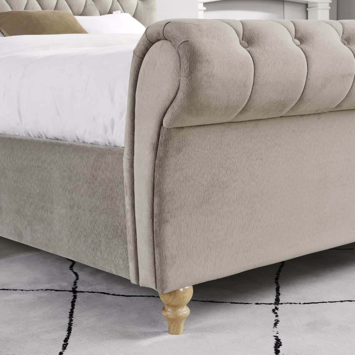 Kilkenny 4ft6 Bedframe - Mink - Image 5