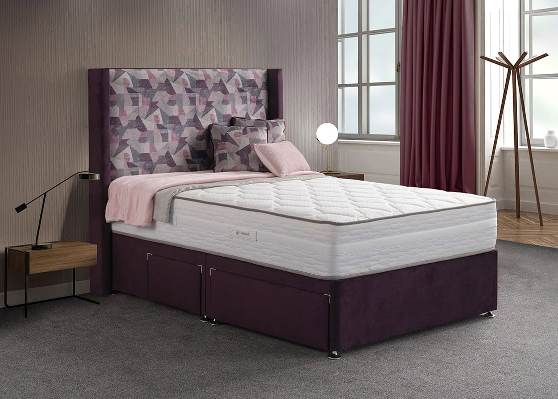 4ft Ezra Tencel 1000 Divan Bed | Buy Online | Beds.ie