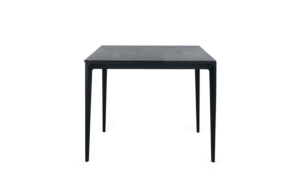 Boca Square Stone Top Dining Table - Slate Grey - Image 2