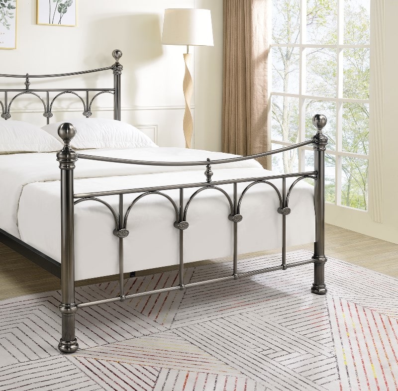 Limelight Gamma 6ft Bedframe - Antique Nickel - Image 4