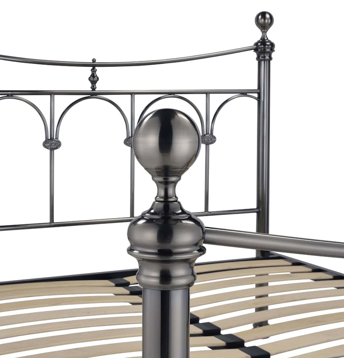 Limelight Gamma 6ft Bedframe - Antique Nickel - Image 7