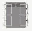 Dreamworld 4ft6 Cambridge Divan Bed - 4 Drawer - Image 2