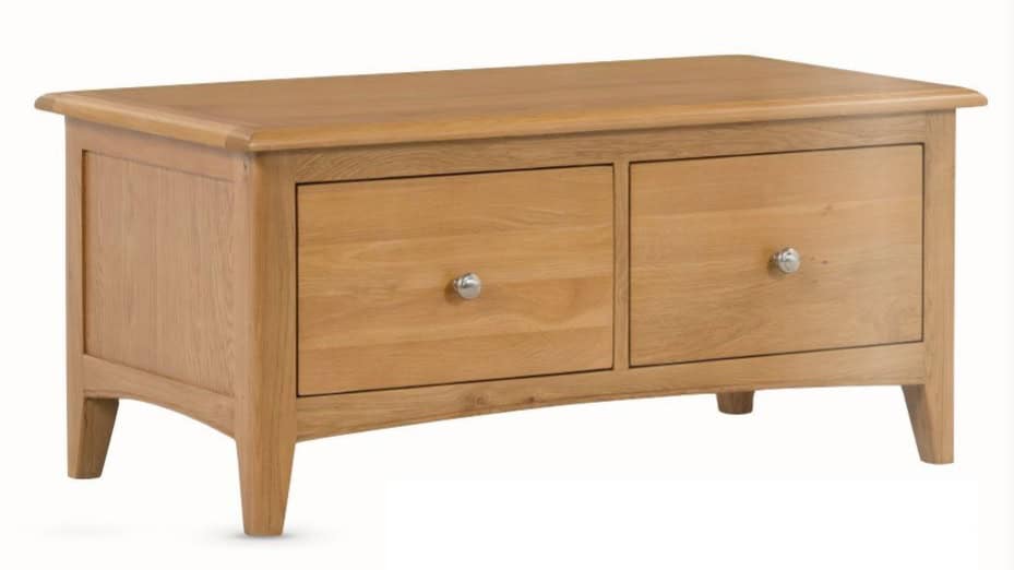 Kilkenny Oak 2 Drawer Coffee Table | Buy Online | Beds.ie