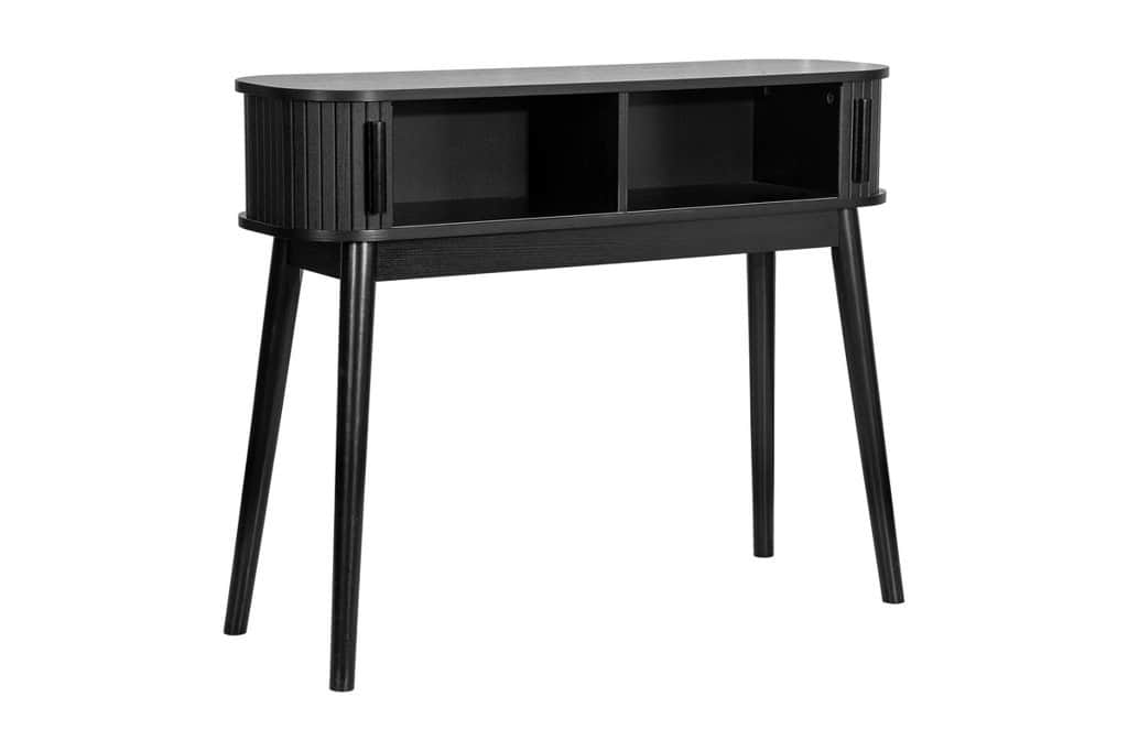 Axel Fluted Console Table - Black - Image 2