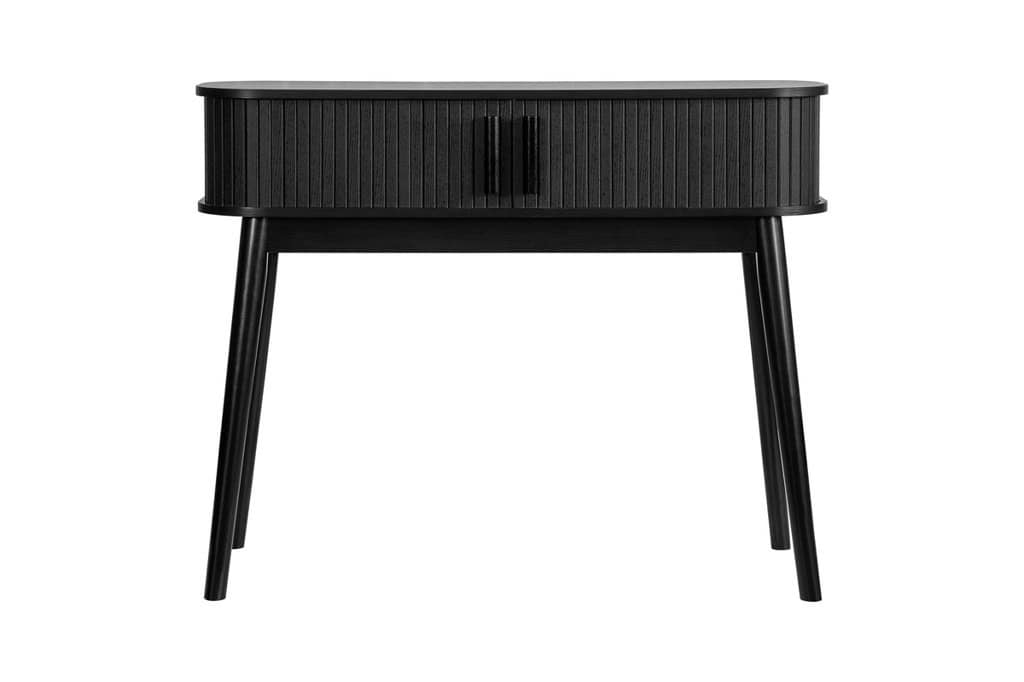 Axel Fluted Console Table - Black - Image 3