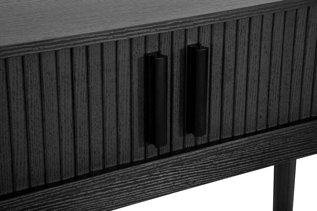 Axel Fluted Console Table - Black - Image 5