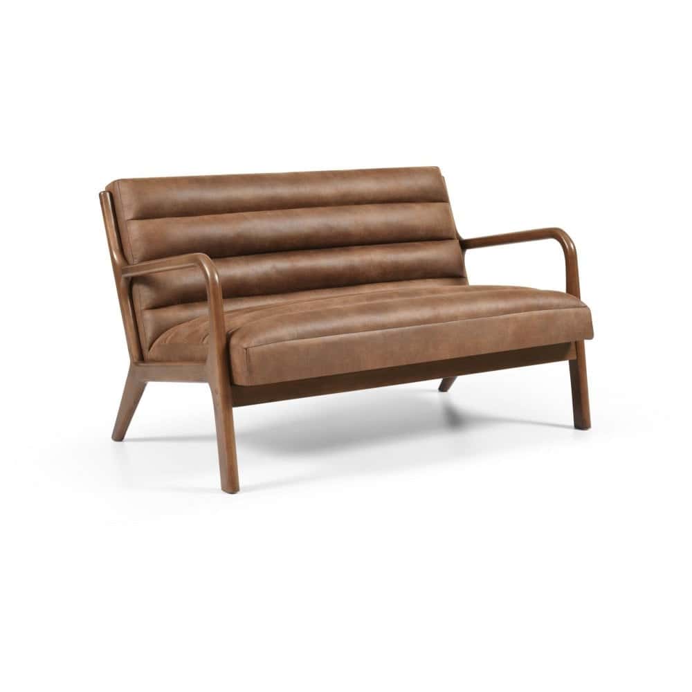 Inca 2 Seater - Brown PU Leather - Image 2
