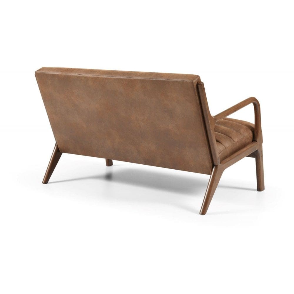 Inca 2 Seater - Brown PU Leather - Image 5