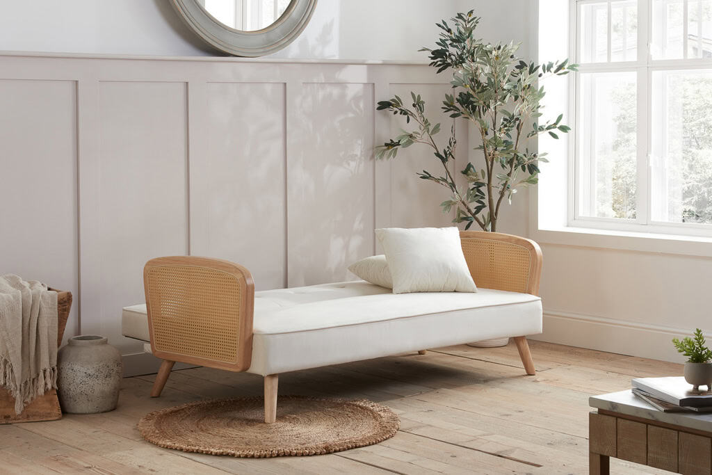 Mila Sofa Bed - White - Image 2