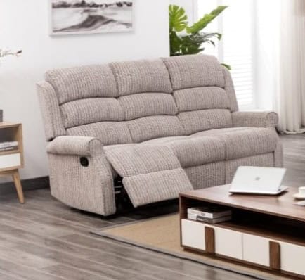 Windsor 3 Seater Recliner - Natural | Buy Online | Beds.ie