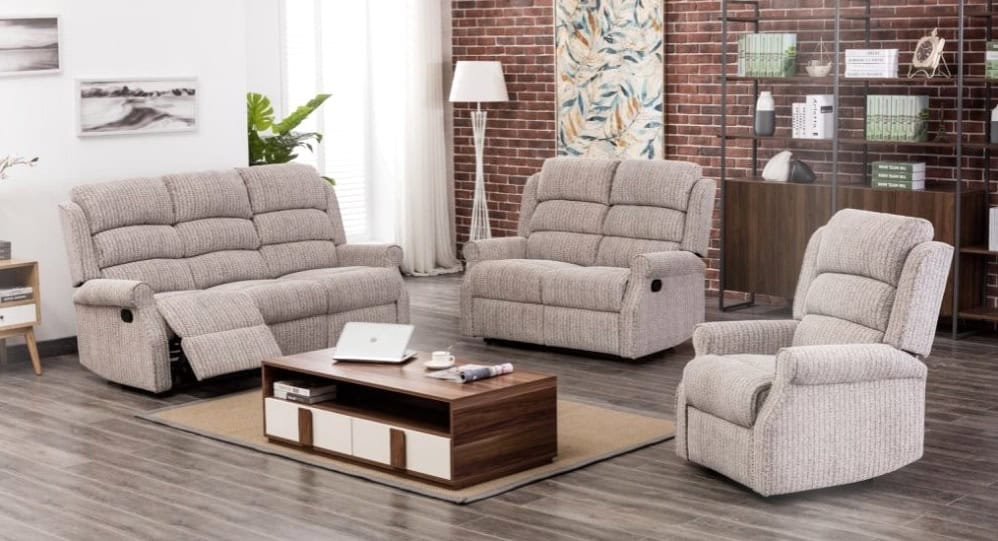Windsor 3 Seater Recliner - Natural - Image 2