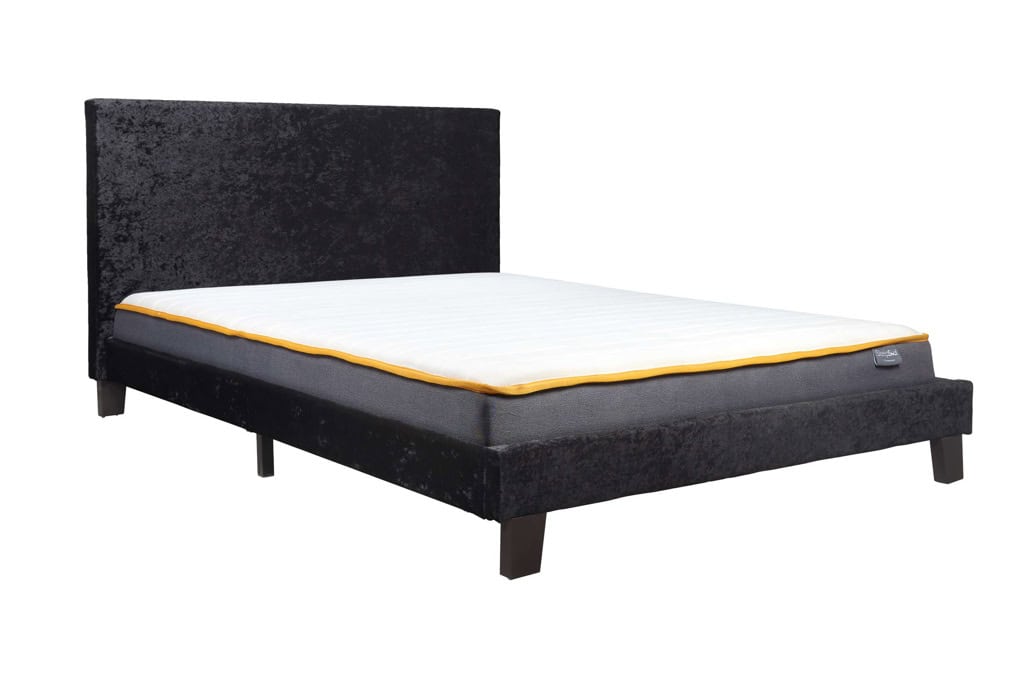 Berlin 5ft Bedframe in Black Crushed Velvet - Image 2