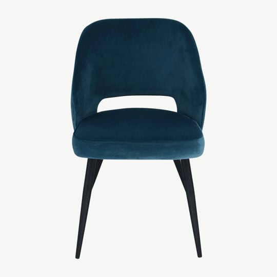 Sutton Chair - Teal Velvet (Set of 2) - Image 2