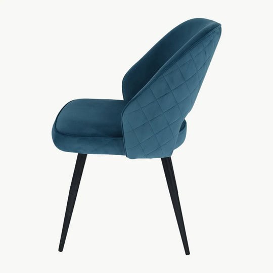 Sutton Chair - Teal Velvet (Set of 2) - Image 4