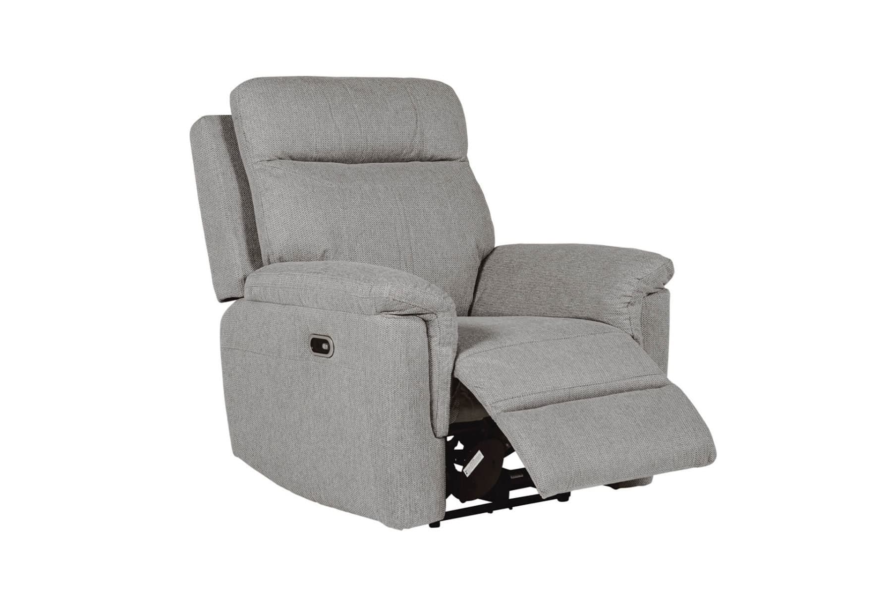 Bowie 1 Seater Electric Recliner - Grey | Buy Online | Beds.ie