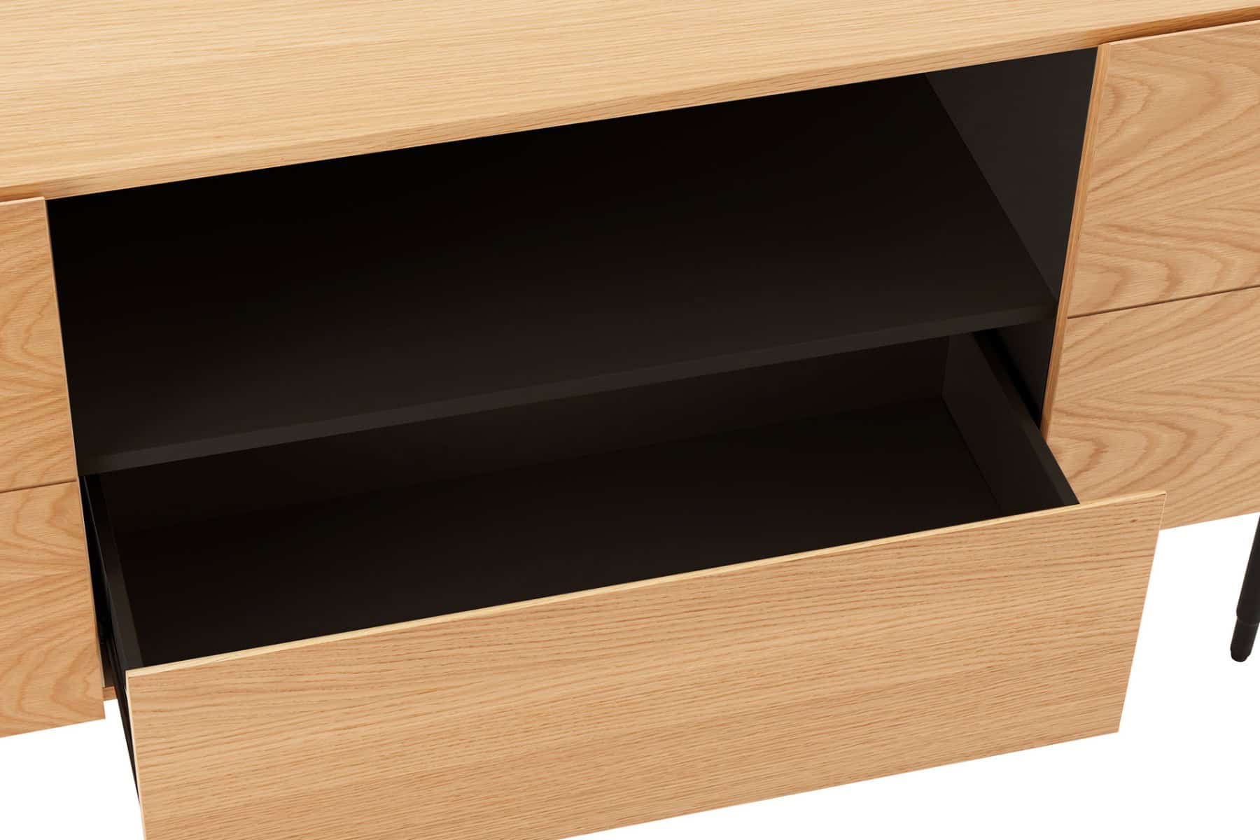 Nate Sideboard Large 1800 - Natural Oak - Image 3
