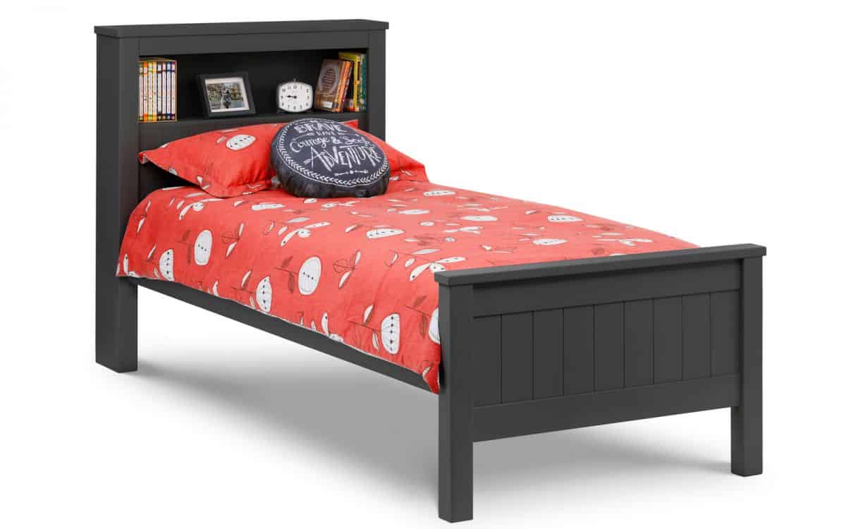 Braid Bookcase Bedframe - Anthracite - Image 2