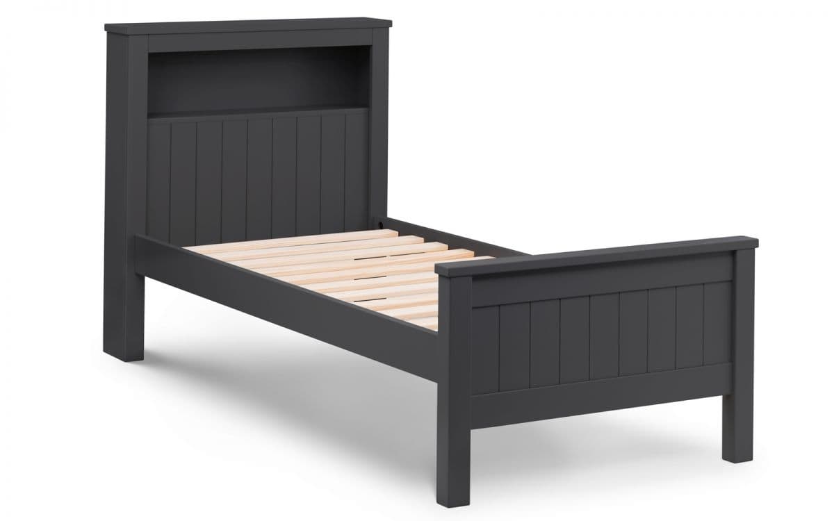 Braid Bookcase Bedframe - Anthracite - Image 3