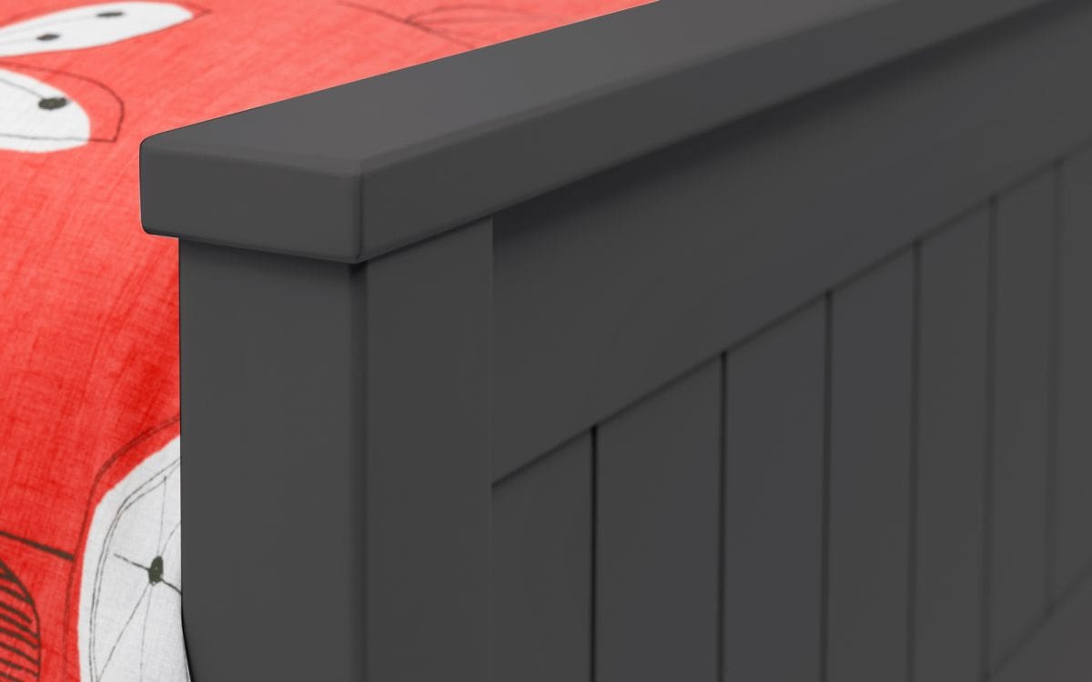 Braid Bookcase Bedframe - Anthracite - Image 4